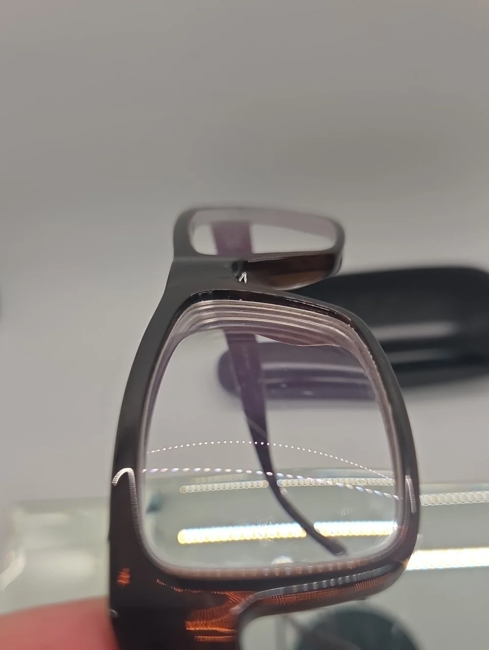 Gucci GG 1021 Dark Brown/Burgundy Rectangular Eyeglass Frame Prescription